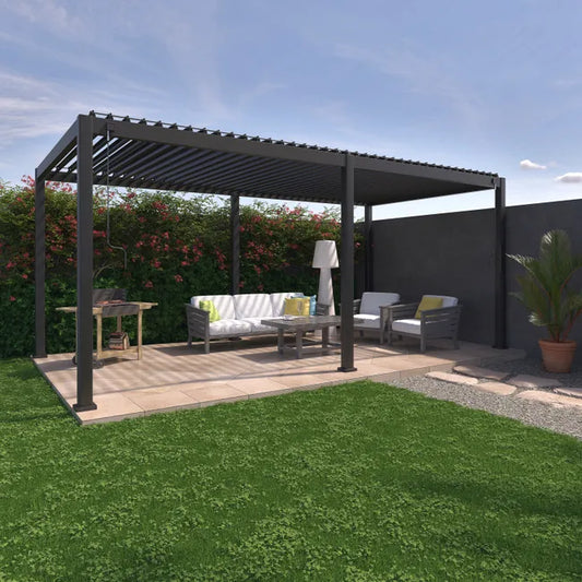 Pergola bioclimatique – Triomphe – 3x6m. aluminium. à lames orientables TRIOMPHE 6X3M