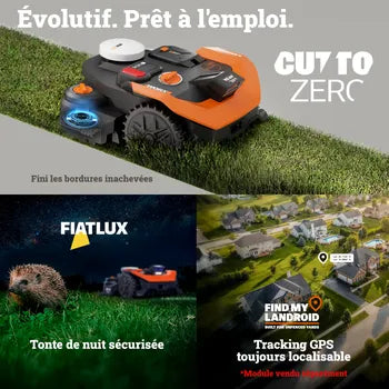 Robot tondeuse connecté WORX VISION CLOUD 2WD - Jusqu'à 3000m² - WR330E