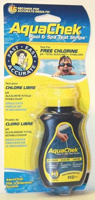 Languettes d'analyse piscine Aquacheck