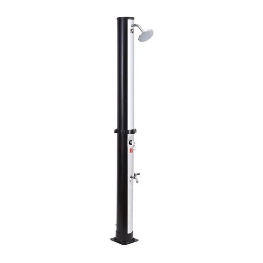 Douche solaire FIDGI noir et argent 35L