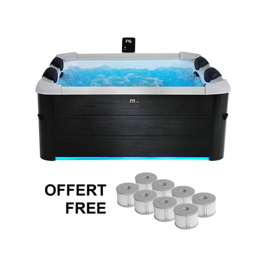 SPA OSLO PLUS + 8 FILTRES SPA Spa rigide MSPA 6 places 4 coussins hydromassages