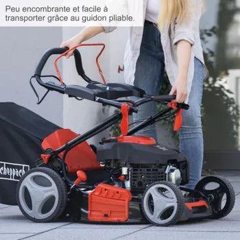 Tondeuse à essence SCHEPPACH Ms225-53e , 224 cm³, l.53 cm, démarrage électrique